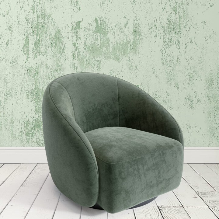 Curved Lounge Chair