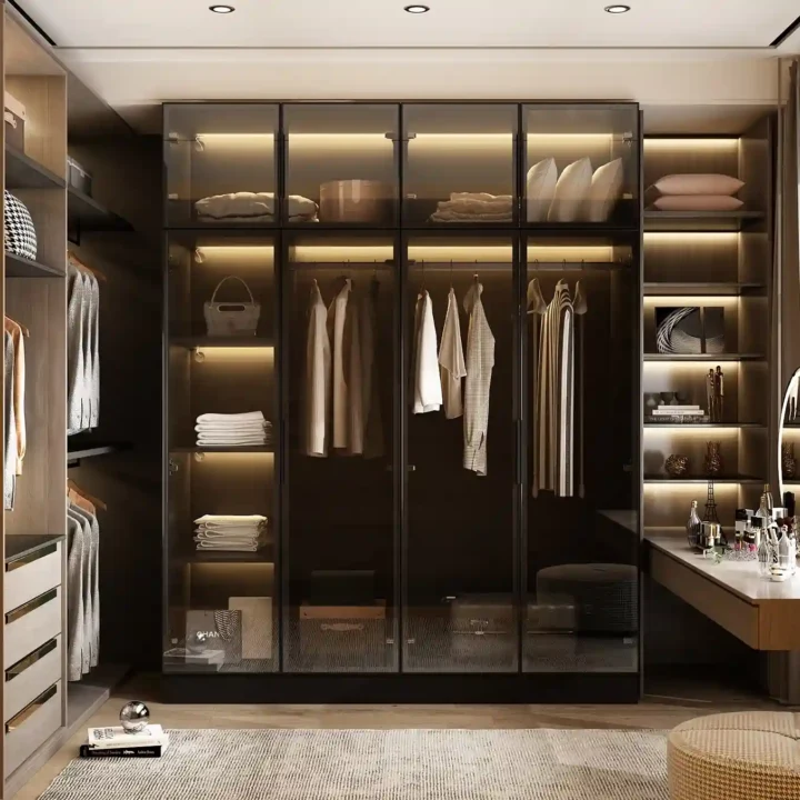 SERAFINA SIGNATURE GLASS DOOR WARDROBE