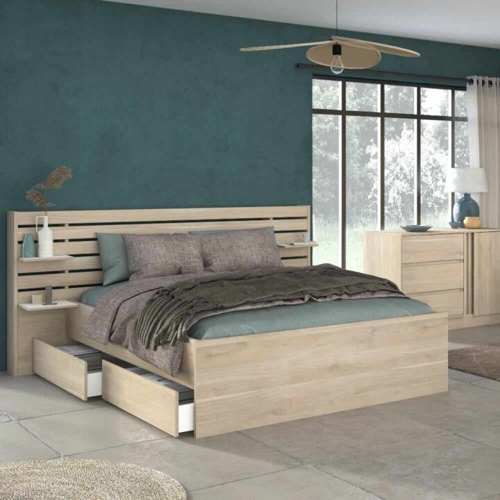 Nero Dark Oak Luxury Cot Bed