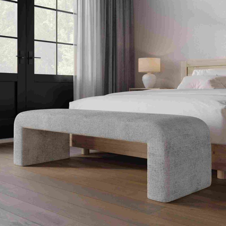 FLORENCE CONTEMPORARY CURVED BENCH