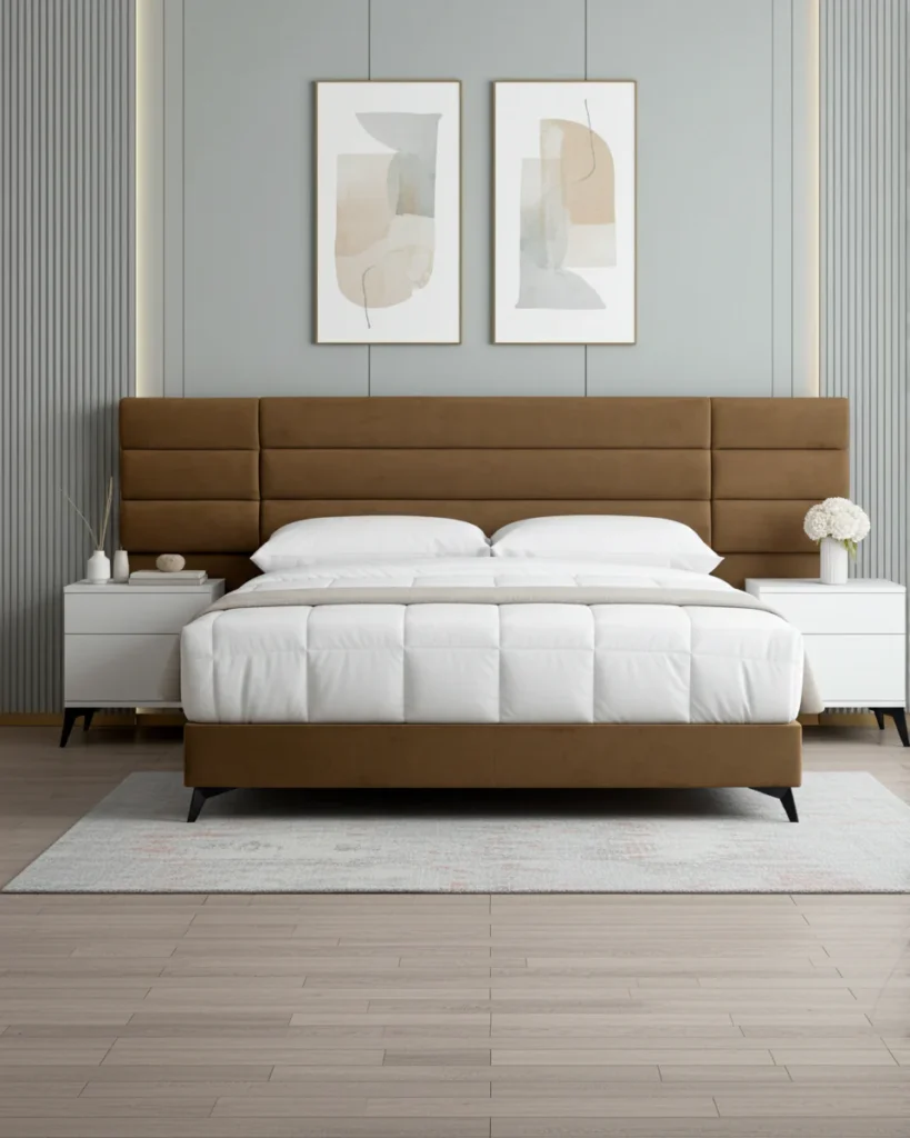 Astra Panel Back Luxury Wooden Cot Bed