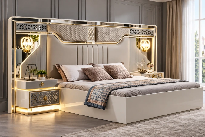 SAVERIO LUXE STRUCTURED BED