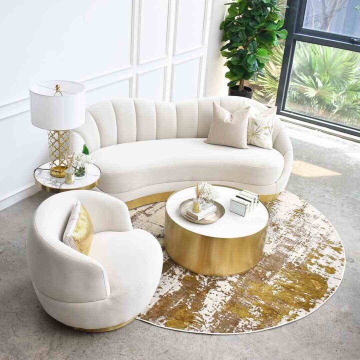 RENZO LUXE CURVED SOFA