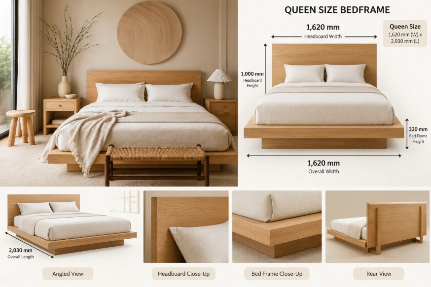 Luxe Nova Floating Wooden Cot Bed - Image 5