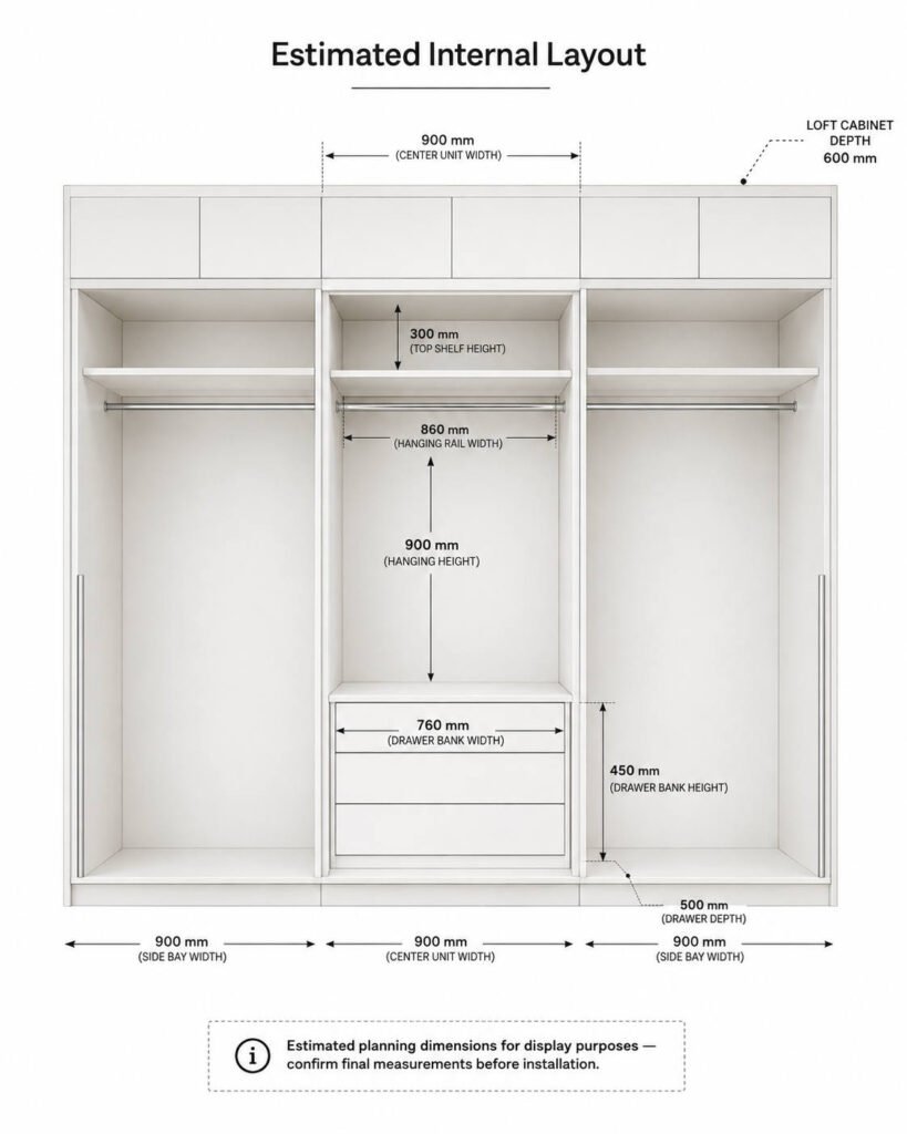 RENZO CONTEMPORARY STORAGE WARDROBE