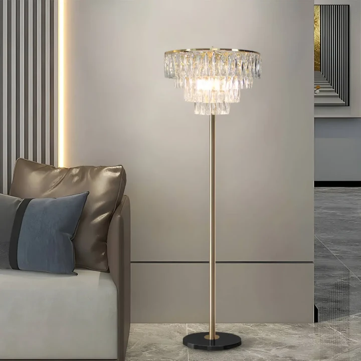 LUMINA GRAND CRYSTAL FLOOR LAMP