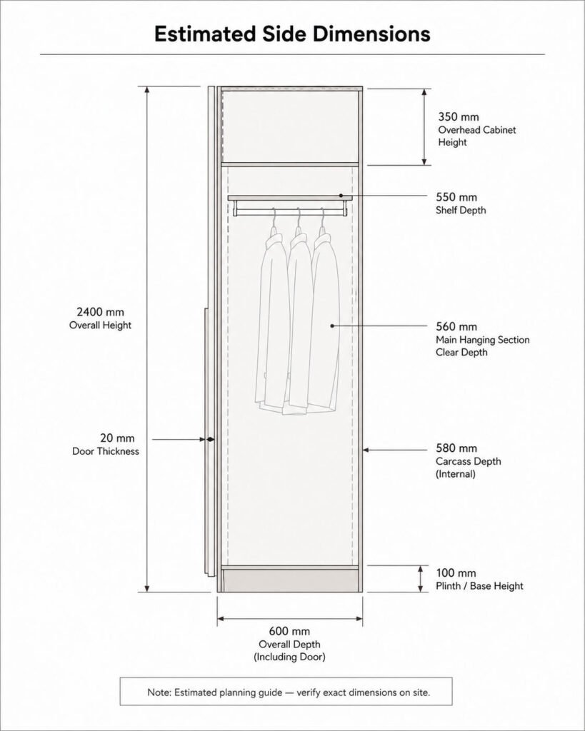 RENZO CONTEMPORARY STORAGE WARDROBE