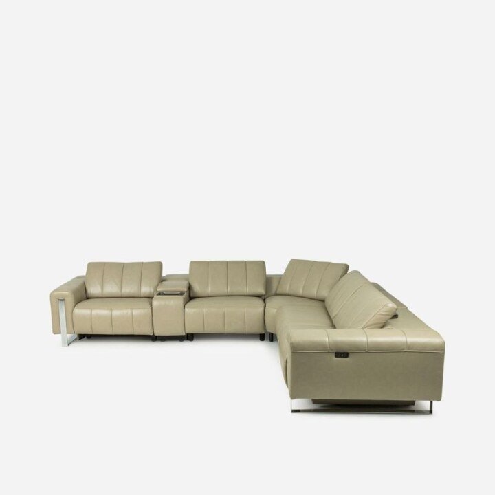Mellow Motion Full Corner Leather Taupe