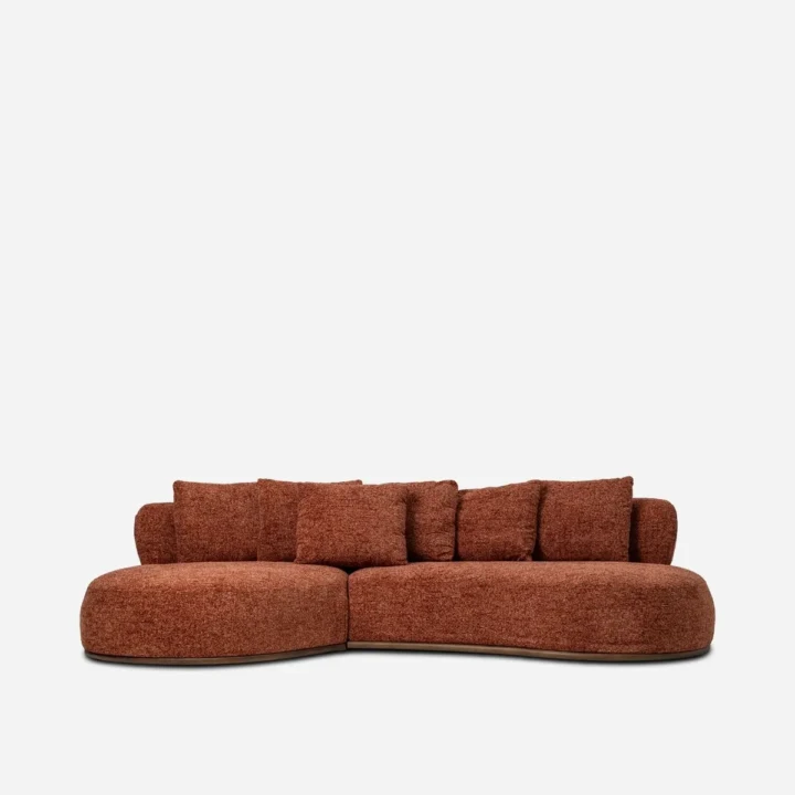 Vianno Sculptured Corner Textured Rust