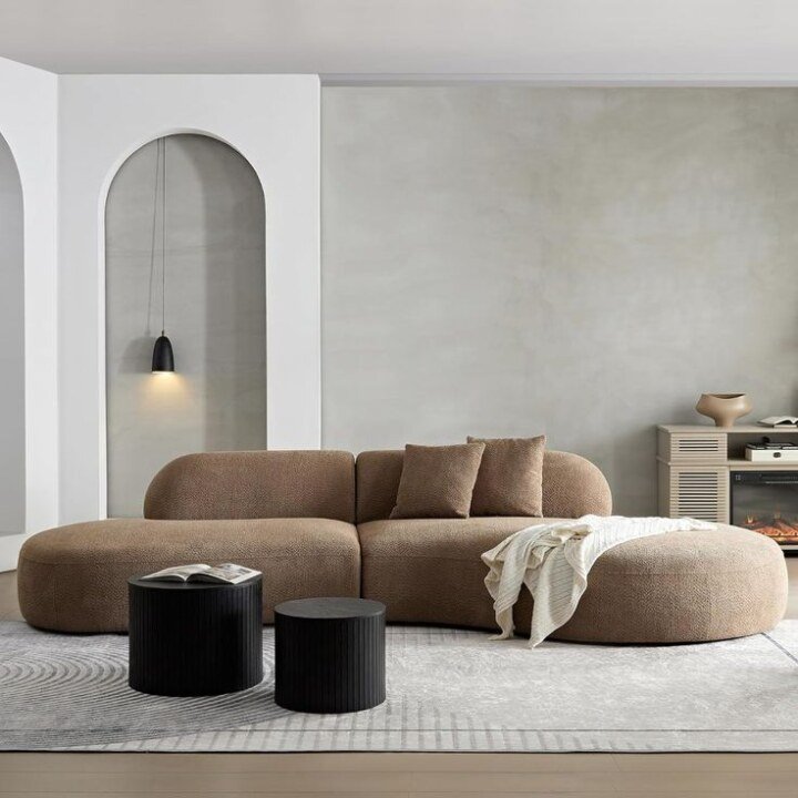 Benin Curved Sofa