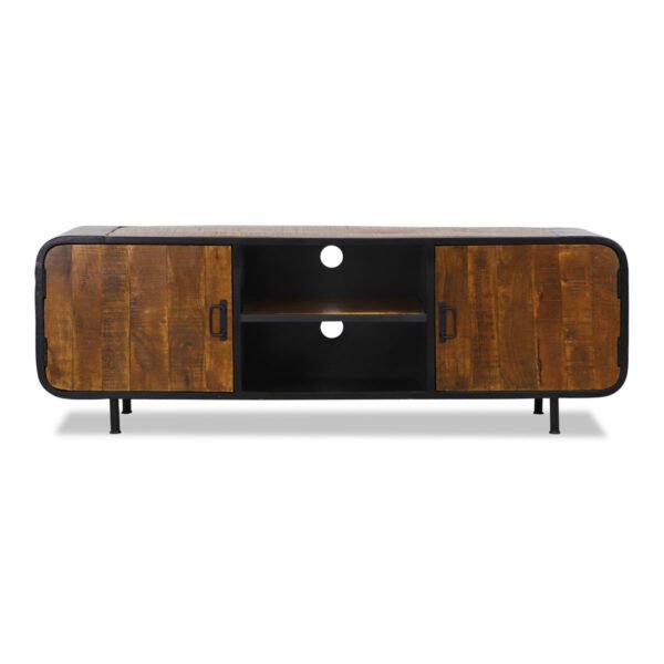 Akaki Modern Console – Mango Wood – Maison Luxe Interiors