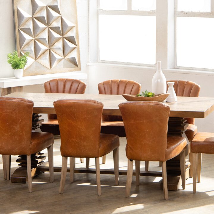 Arielle Leather Dining Chair