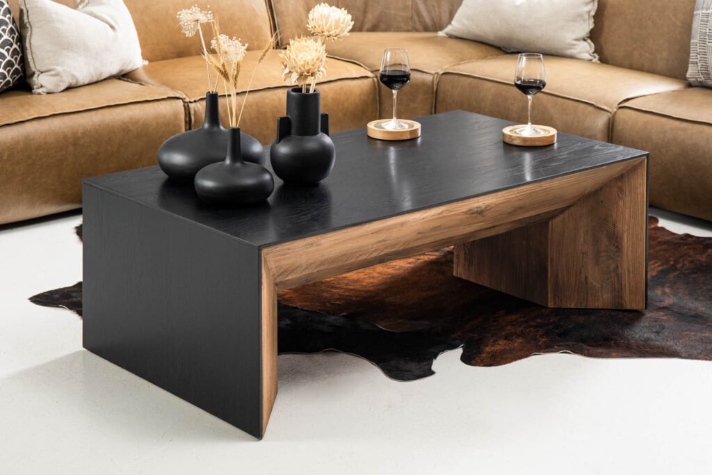 Cordoba Coffee Table – Natural & Black