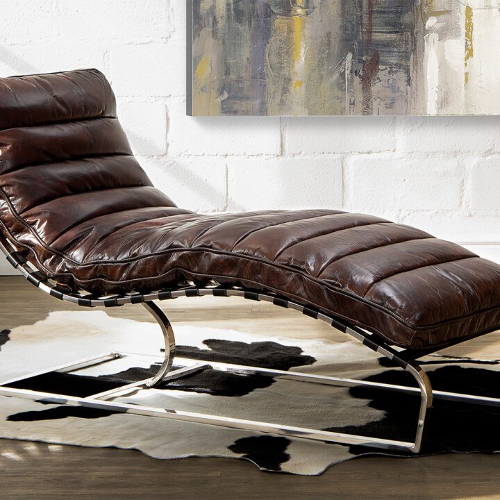 Morello Leather Lounger – Vintage Dark Brown