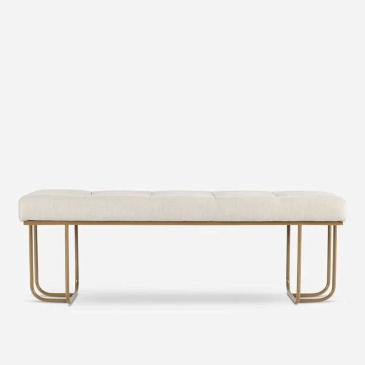 Monroe Bench LuxGuard Colourwash Sesame