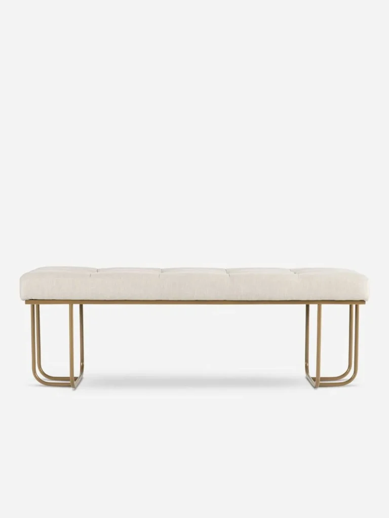 Monroe Bench LuxGuard Colourwash Sesame