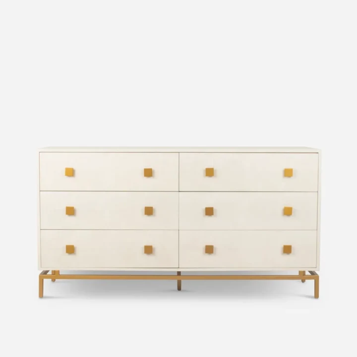 Shiloh 6 Drawer Chest Ivory