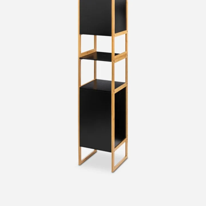 Self Assembly Five5 Natureo Storage Shelf Black