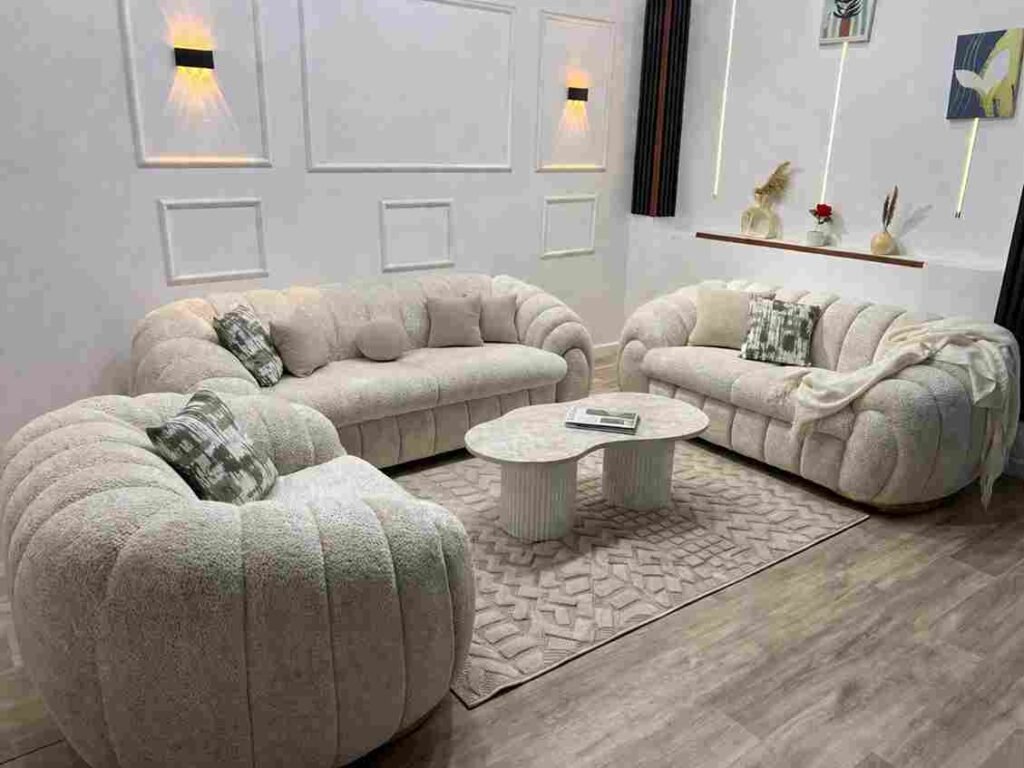 6 Seater Sofa In Soft And Elegant Tone