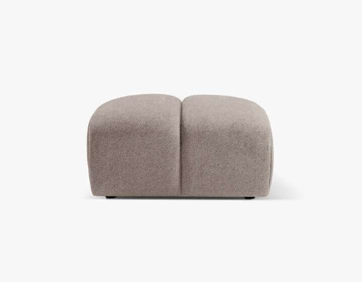 Lifestyle Diana Pouf Upholstered Ottoman Footstool Modern Living Room Furniture