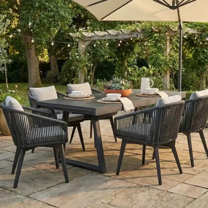 Club 10 12 Seater Extendable Dining Table – Grey/Anthracite
