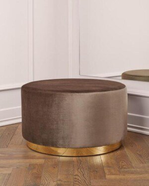 Mirror Based Pouf Ottoman