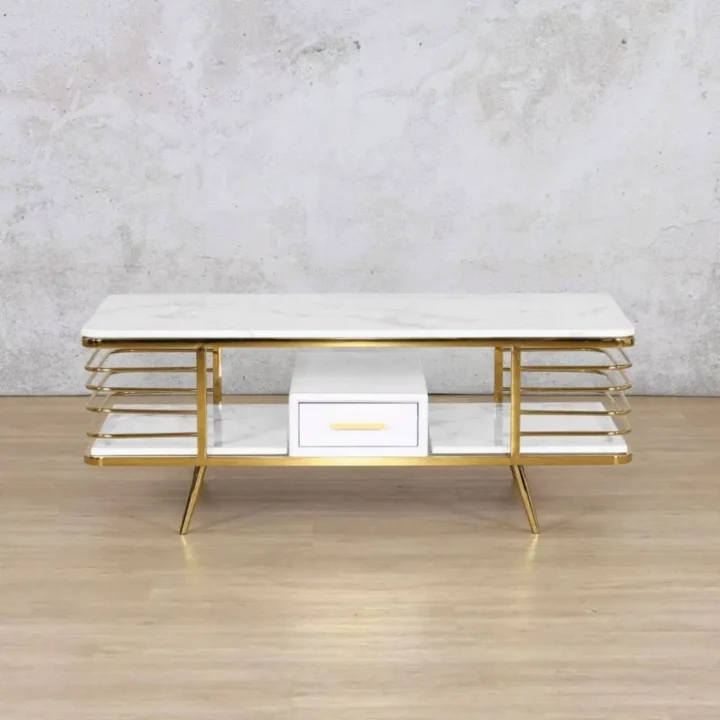 Alba Coffee Table In Gold
