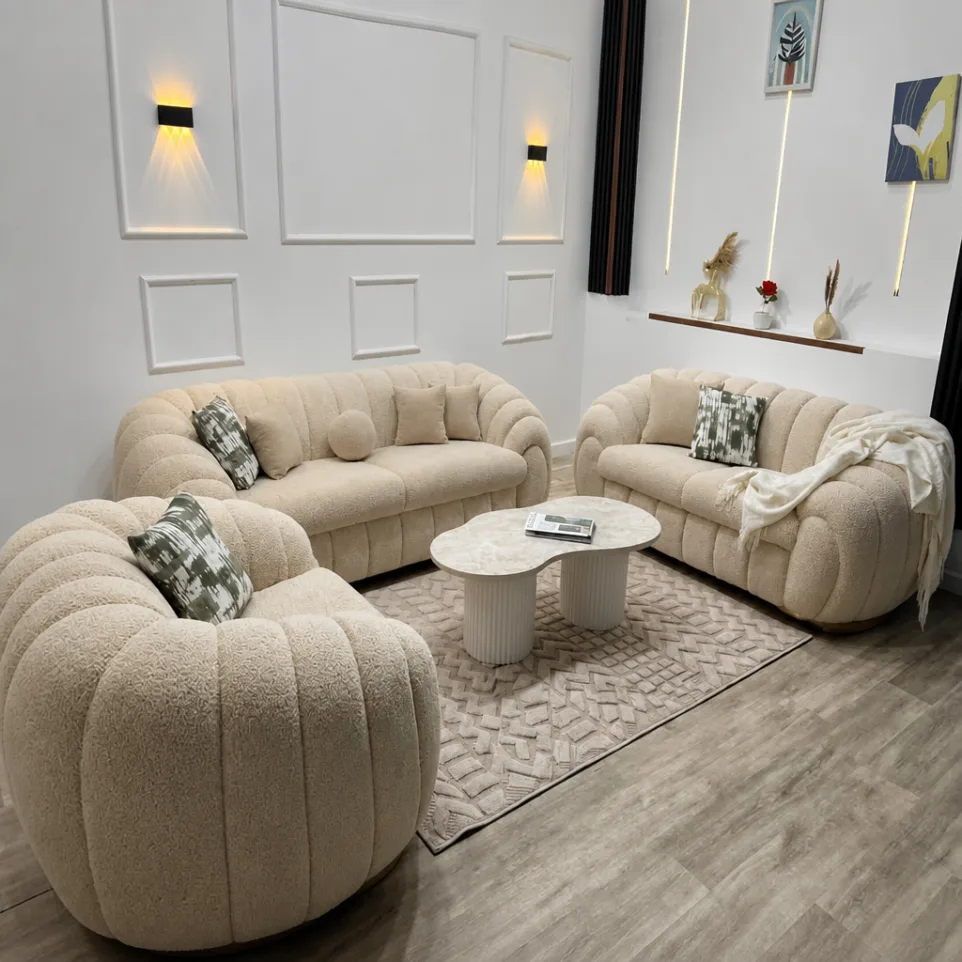 6 Seater Sofa In Soft And Elegant Tone