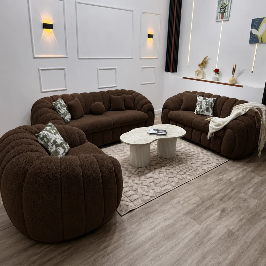 6 Seater Sofa In Soft And Elegant Tone