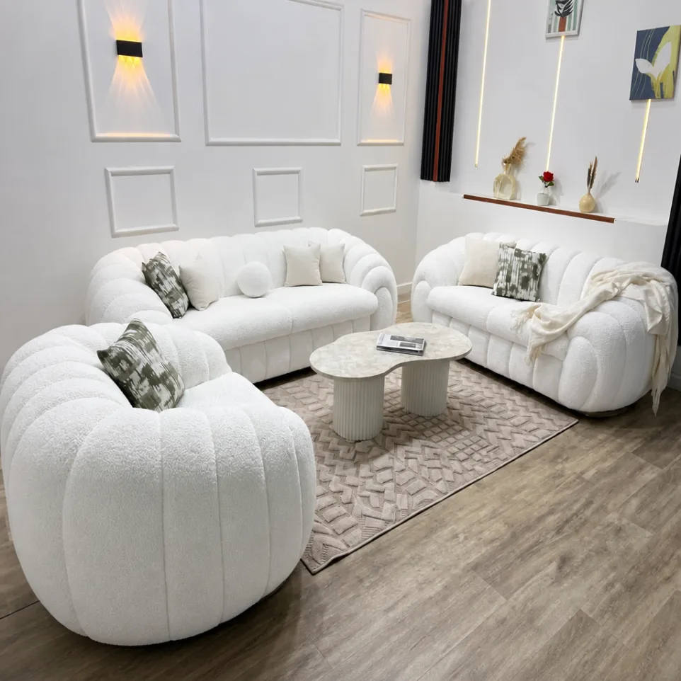 6 Seater Sofa In Soft And Elegant Tone