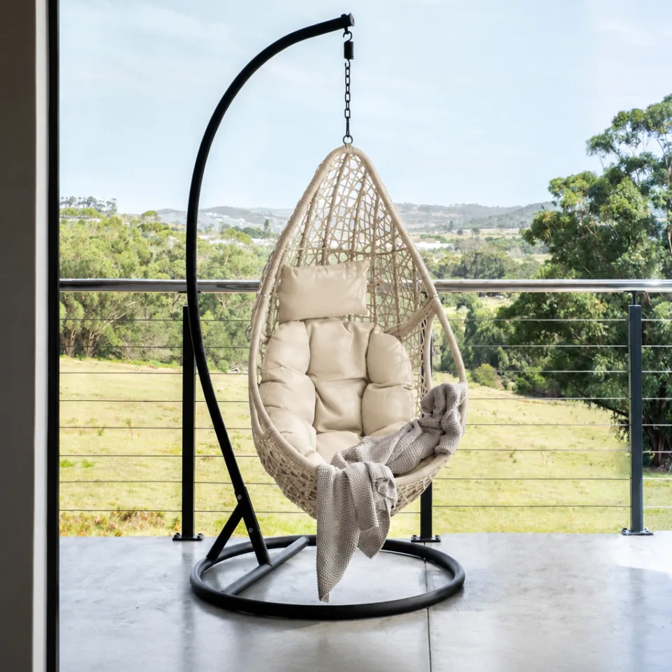 Addilyn Hanging Chair – Caramel