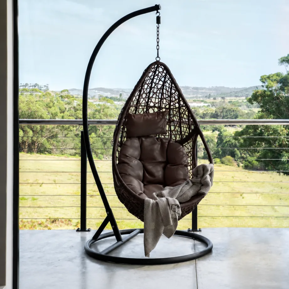 Addilyn Hanging Chair – Caramel