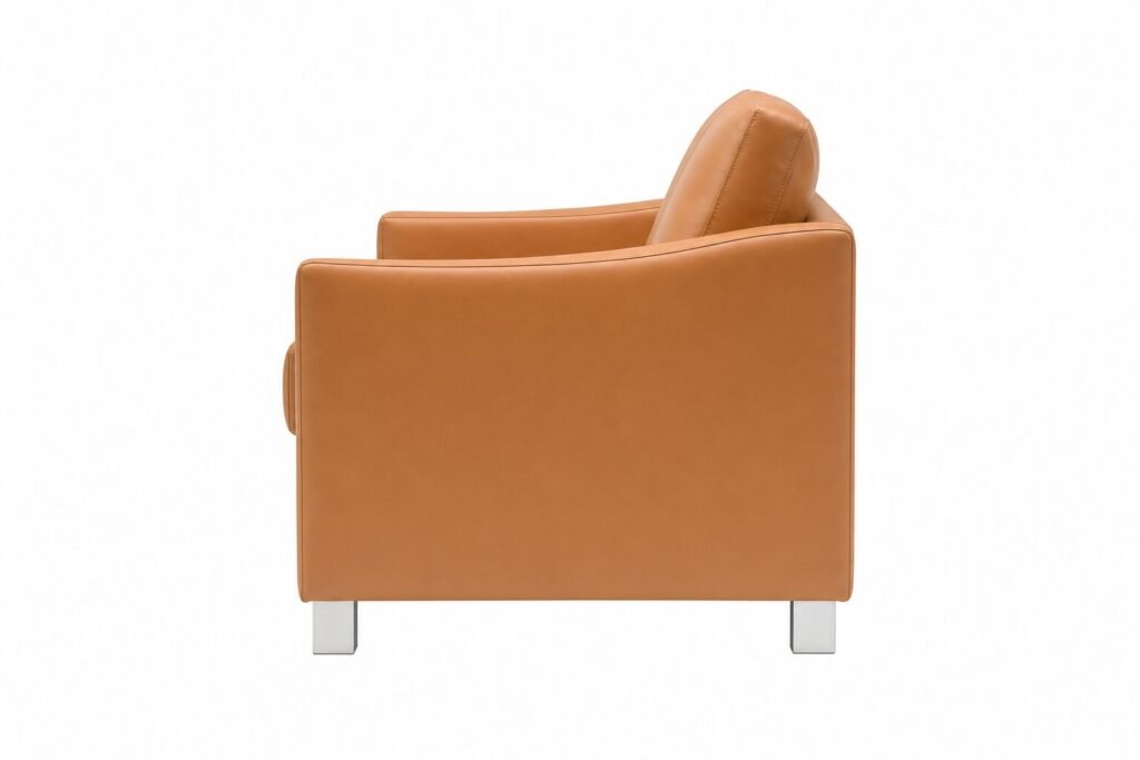 Leather Sofa Side