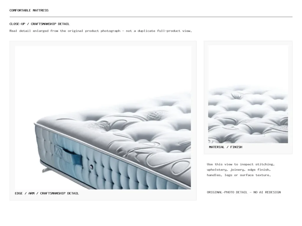Comfortable Mattress Closeup