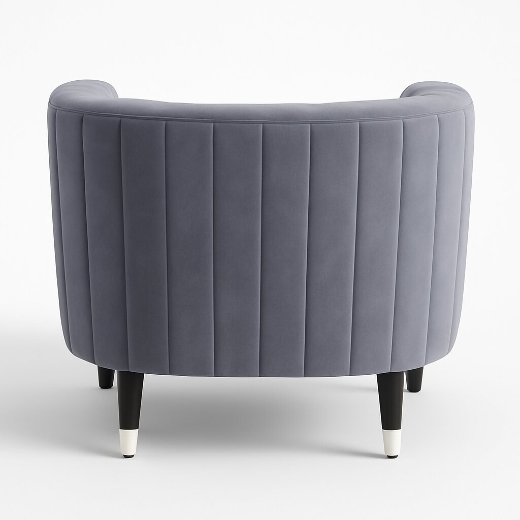 Velvet Relaxer Sofa Rear