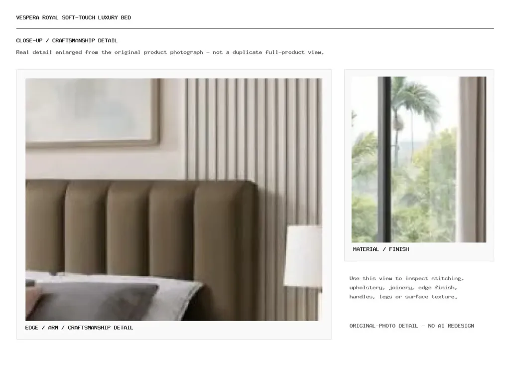 VESPERA ROYAL SOFT-TOUCH LUXURY BED Closeup