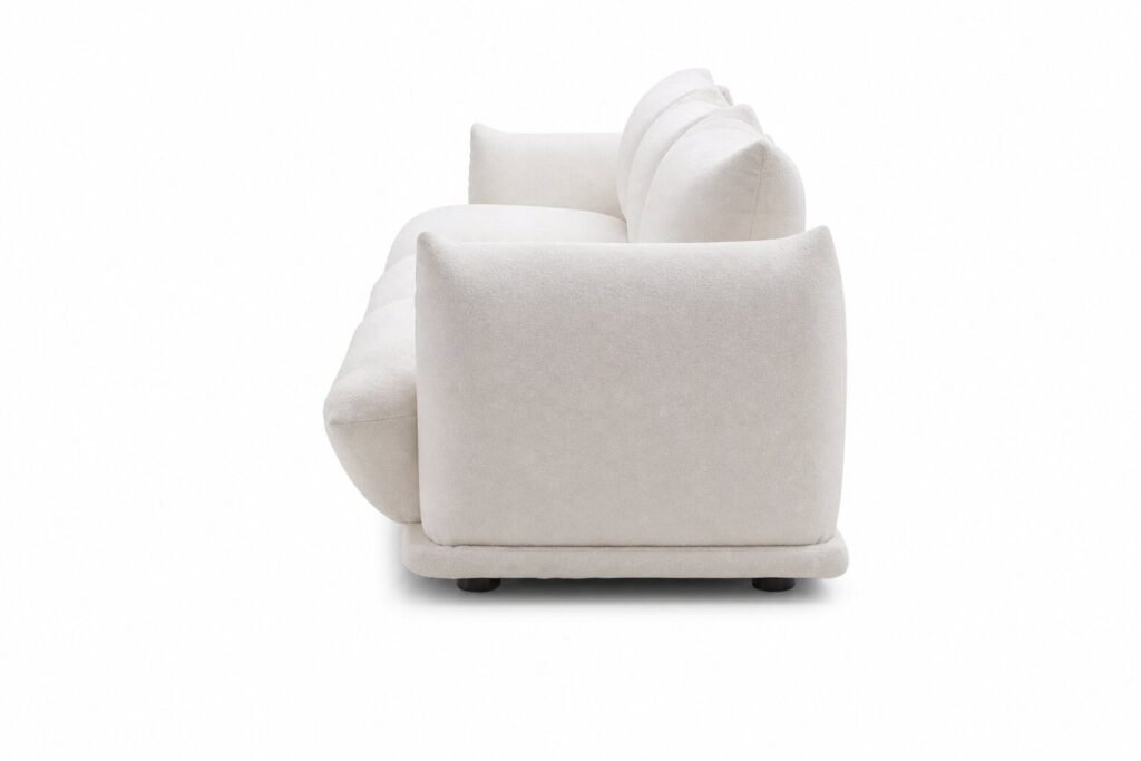 Davies 4-Seater Sherpa Sofa | Maison Luxe Interiors Side