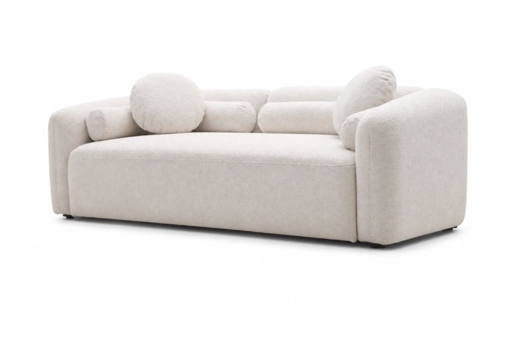Glynnis 2-Seater Sofa (Sherpa) | Maison Luxe Interiors Alternate