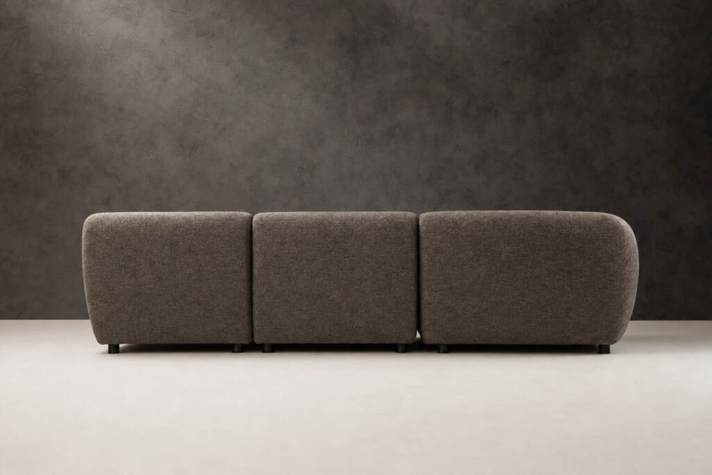 Wentworth Modular L-Shape Couch - Wood Drift Rear