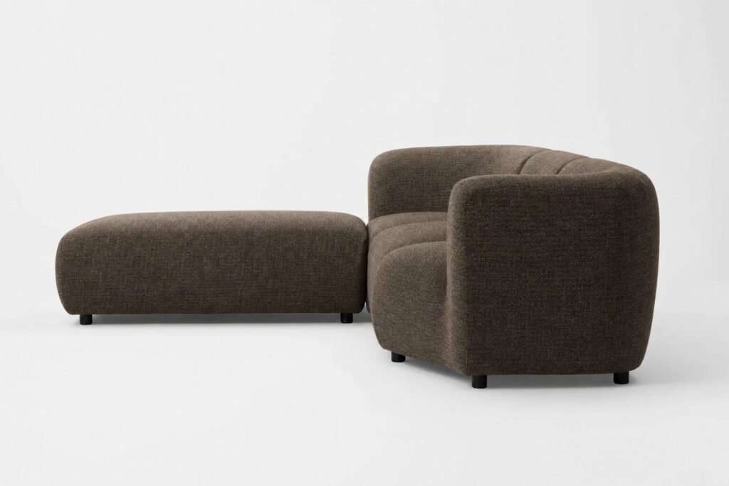 Wentworth Modular L-Shape Couch - Wood Drift Side