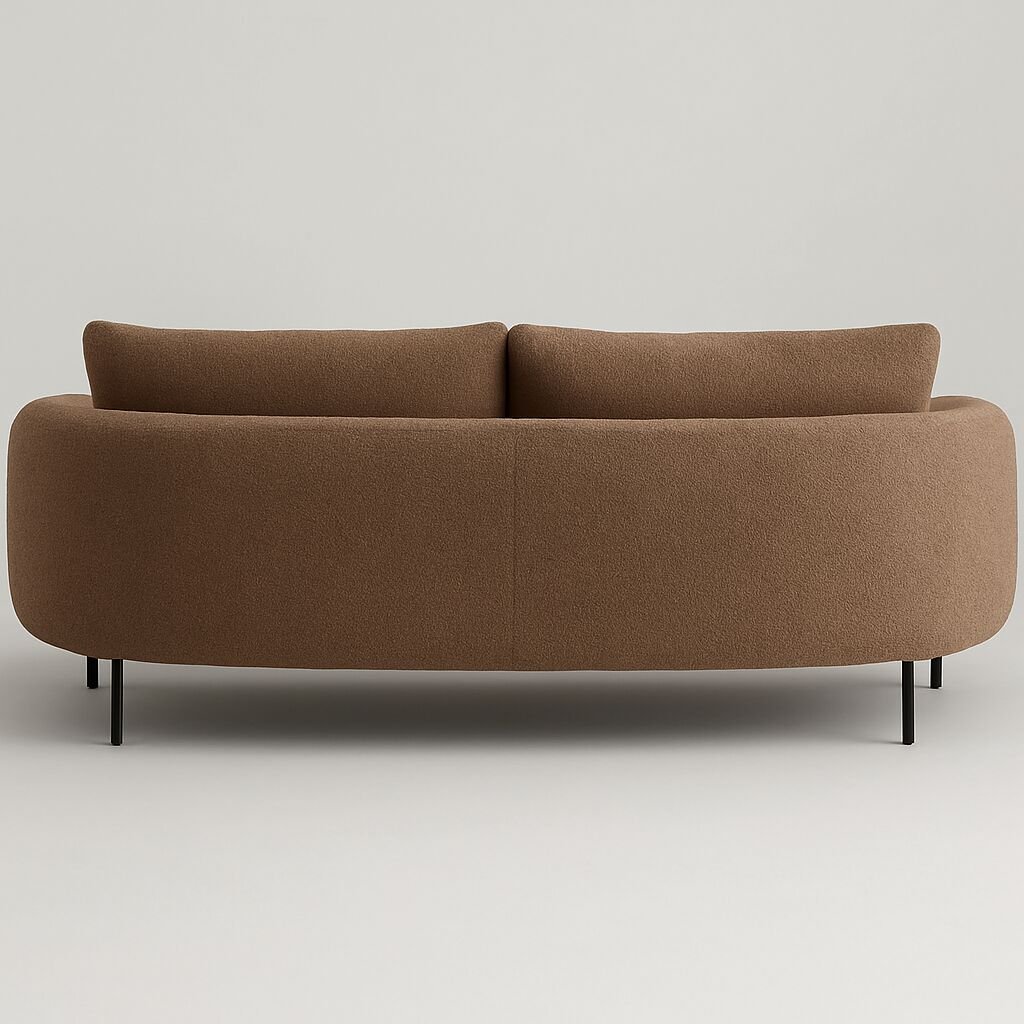 Benin Curved Sofa Rear