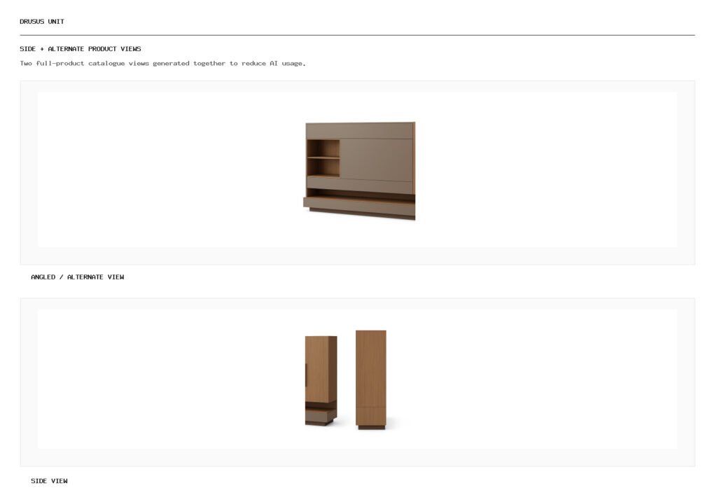 Drusus Unit angled alternate and side product views