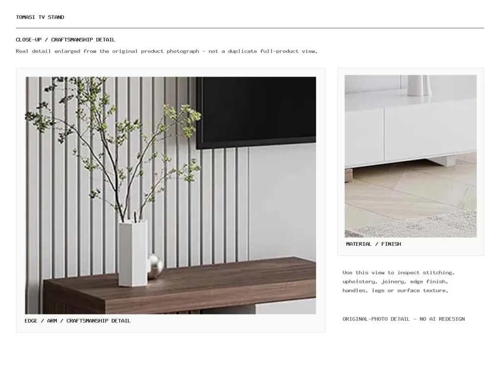 Tomasi TV Stand Closeup