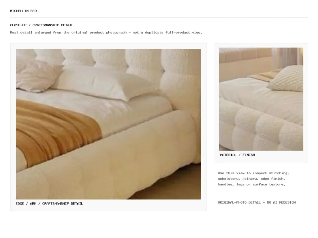 Michellin Bed Closeup