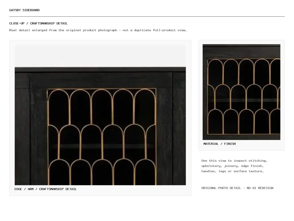Gatsby Sideboard Closeup