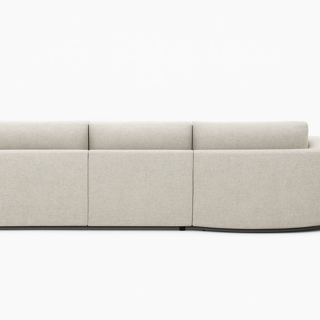 Nori Rounded Chaise Rear