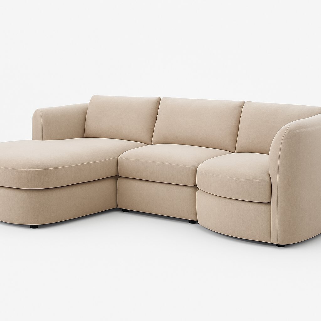 Milan Sectional Sofa Rear