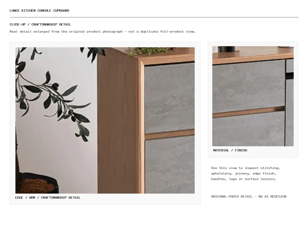 Lance Kitchen Console Cupboard Closeup
