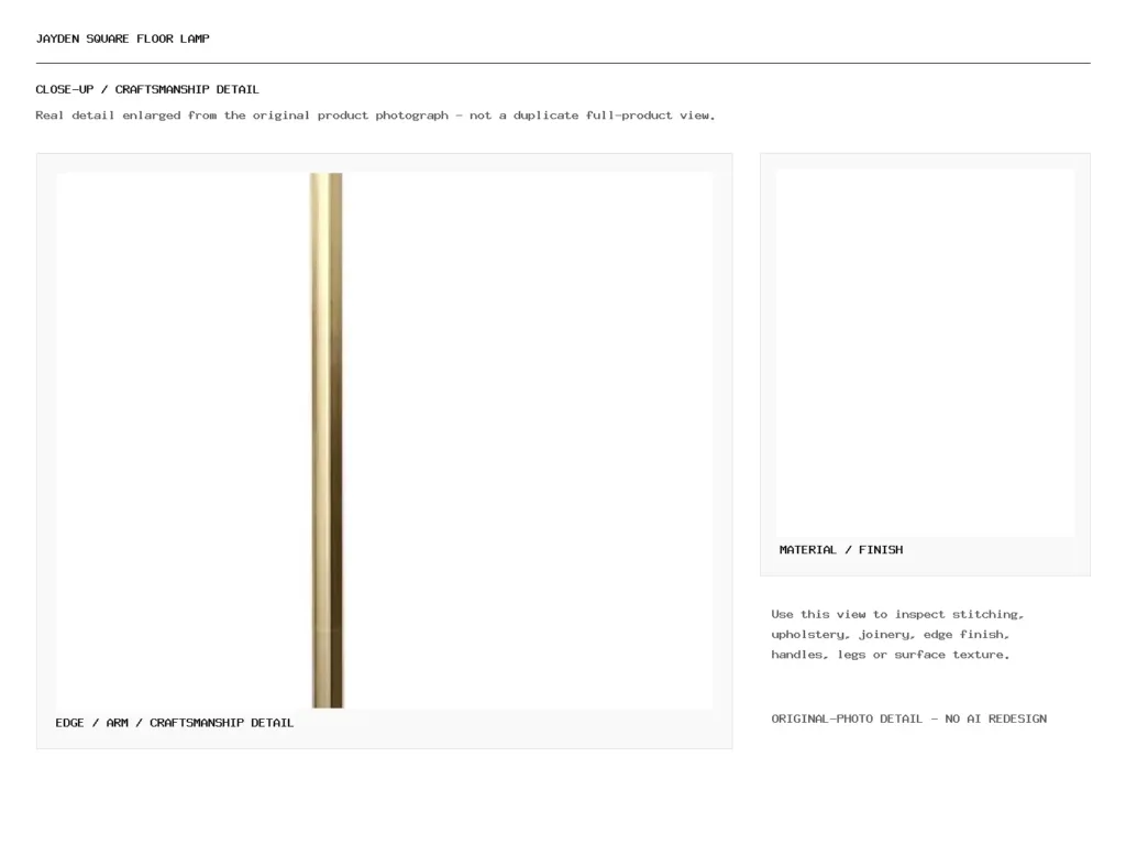 Jayden Square Floor Lamp Closeup
