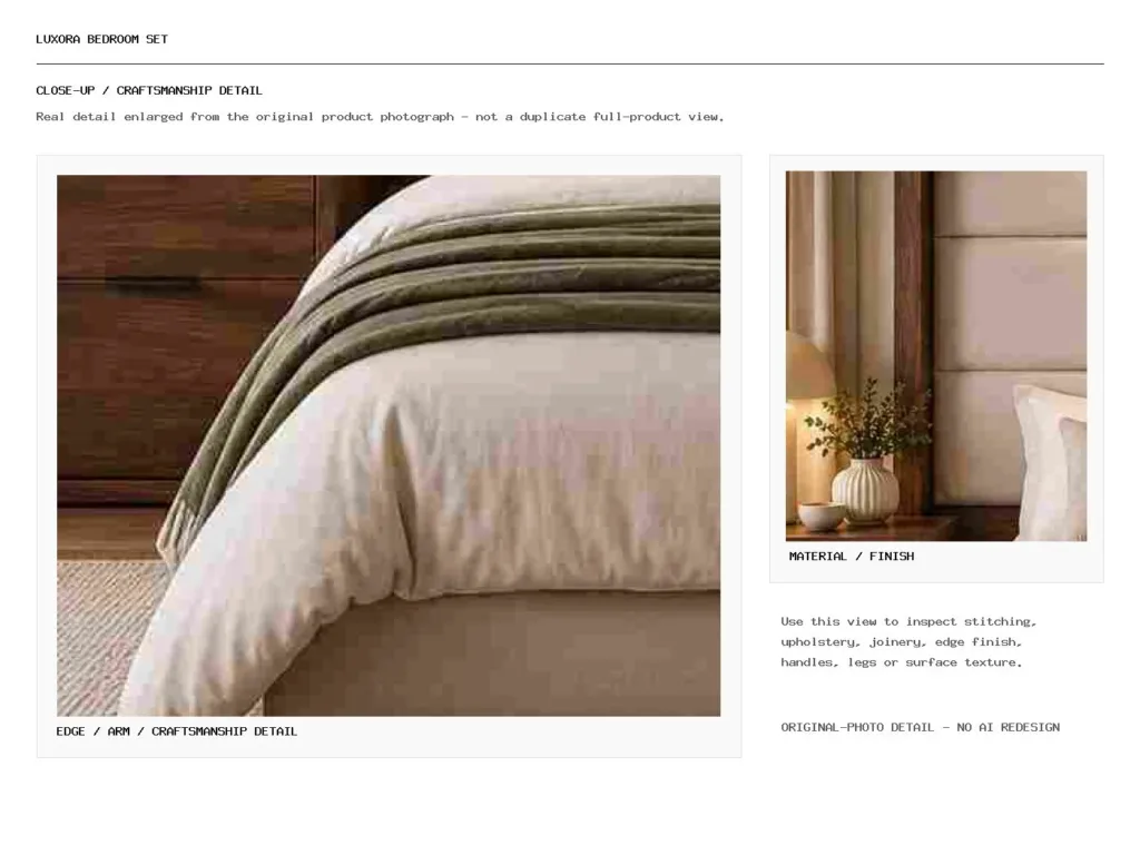Luxora Bedroom Set Closeup